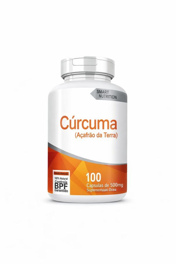 Cúrcuma (Açafrão da Terra) – 100 Cápsulas de 500mg